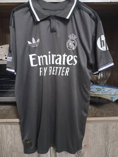 Real Madrid 2024/25 Grey Third Jersey  Brand New Polo Edition