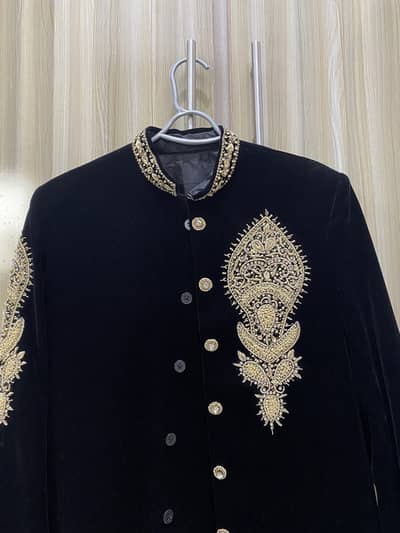 Wedding sherwani with kulla for kids