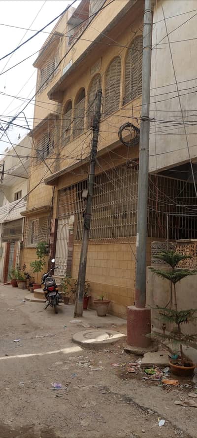 House For Sale 3-Side Corner 80 Ghaz Ground+2 House