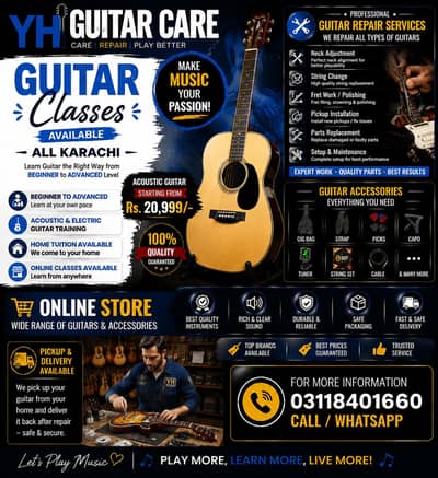 Rock music instruments