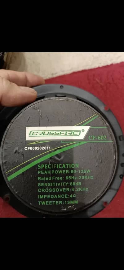 Coxial speaker 6.5 crossfire