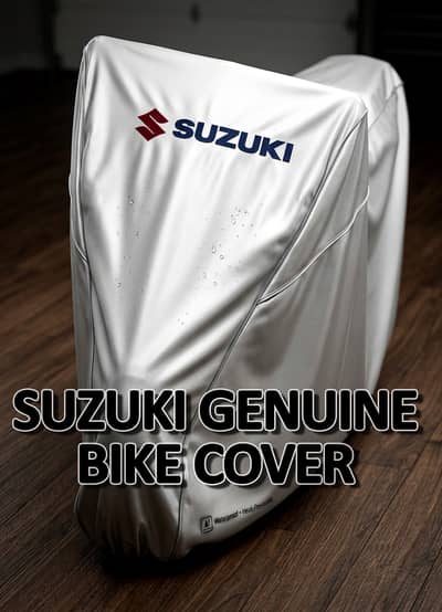 Genuine Suzuki Bike Cover WATERPROOF, HEATPROOF & UV SHIELD | BrandNew