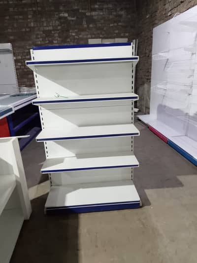 Super store racks/ wall rack/ Gondola Rack/ Cash Counter/ Trolleys Bin