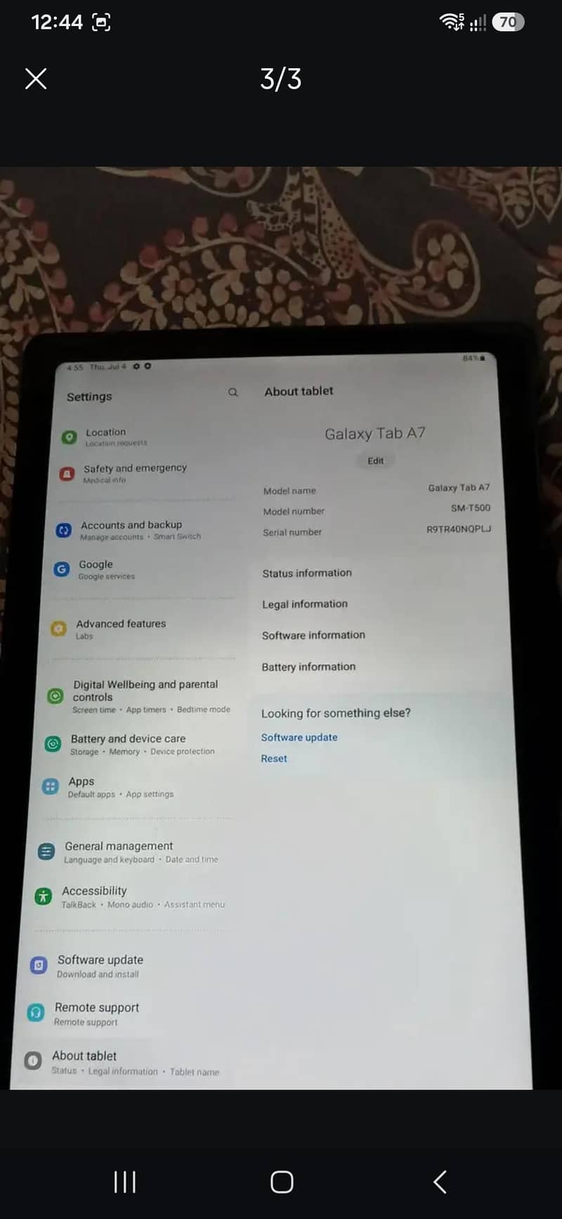 Samsung A7 0