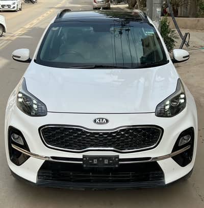 KIA Sportage AWD Model 2020 Reg 2020 White colour only 85000 Km