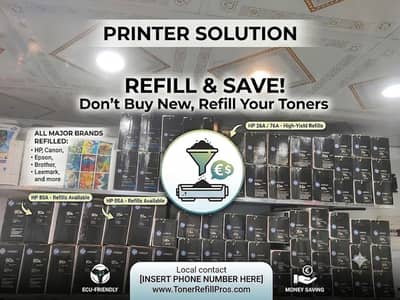 All Models Available - New HP Laser Toner Cartridges (12A, 88A, 05A, 8