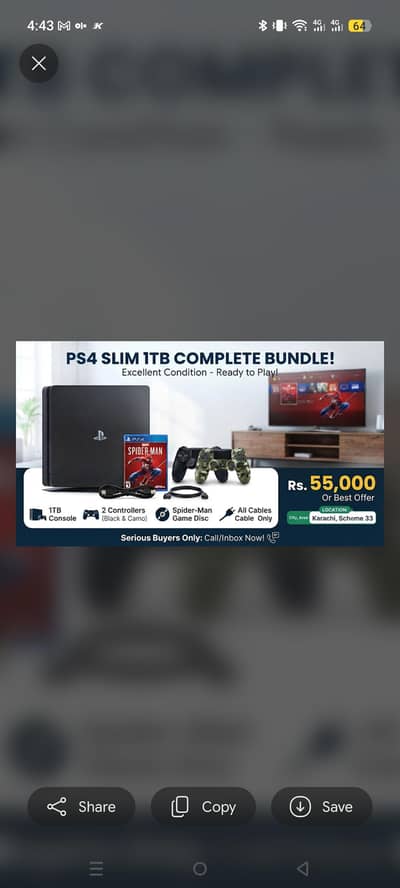 PlayStation 4 Slim 1TB Complete Bundle