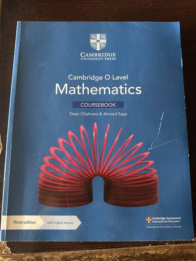Ahmed saya Cambridge Maths Book