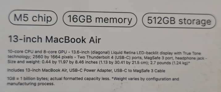 M5 Macbook Air