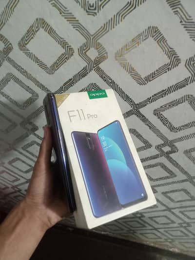 OPPO F11 pro PTA official approved with box 6 128