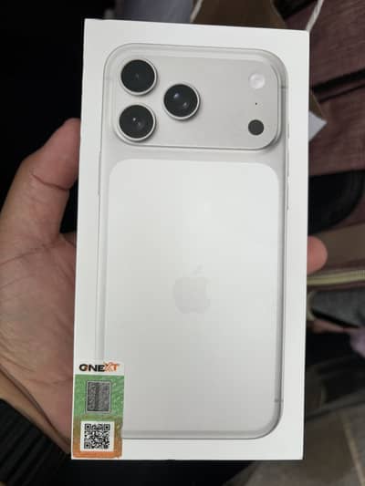 Apple iPhone 17 Pro Max 256gb Silver PTA Approved Inactive