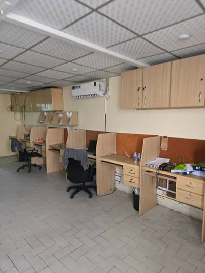 Sami furnished office for rent 900sqft in shahar e Faisal.