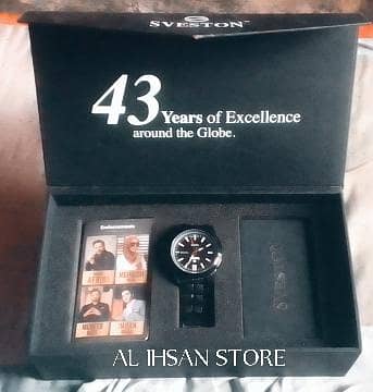 Sveston Original Chrono Watch - Black - Box Pack