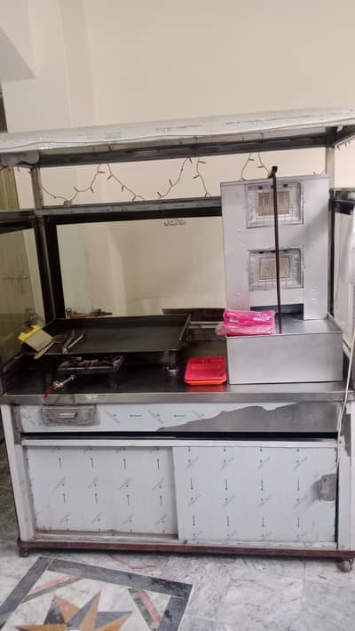 Burger shwarma counter
