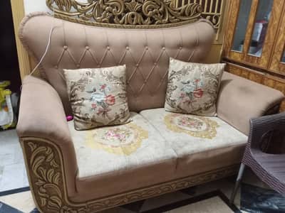 2 seater crown  sofa set