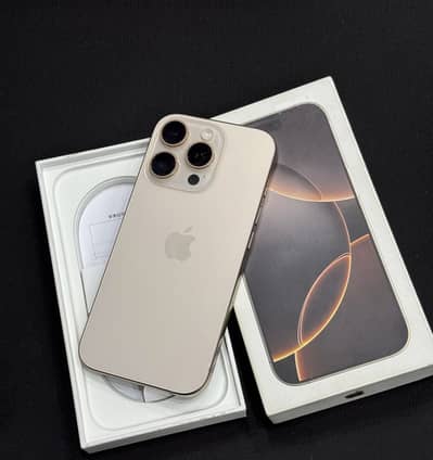 Apple iPhone 16 Pro Max PTA approved 256gb 10/10 Golden colour