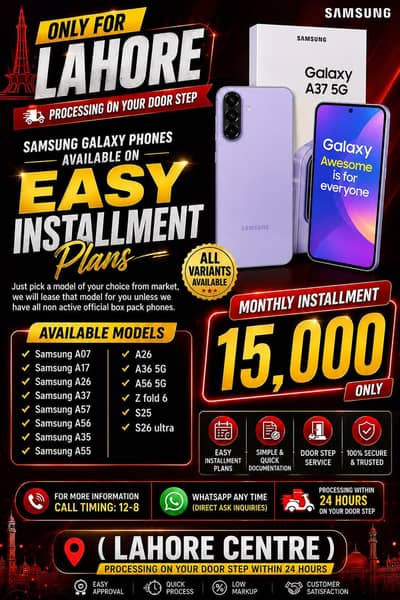 Samsung Mobile A37 avail on easy installment