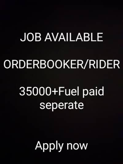 ORDERBOOKER/SALESMAN FOR SHOPS(FMCG)