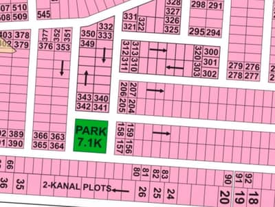 AM REALTORS PROUDLY OFFERS A PAIR PLOT: ON THE BACK OF MAIN BOULEVARD PAIR OF 1 KANAL RESIDENTIAL PLOT NEARBY PARK LOCATED IN THE T BLOCK OF DHA PHASE 8 LAHORE.
