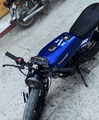 Kawasaki cafe racer built
