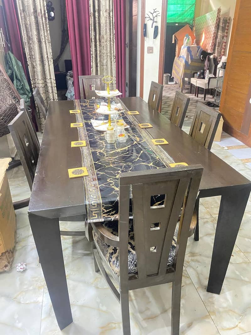 Dining table with 8 chairs 6