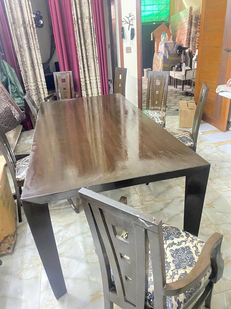 Dining table with 8 chairs 16