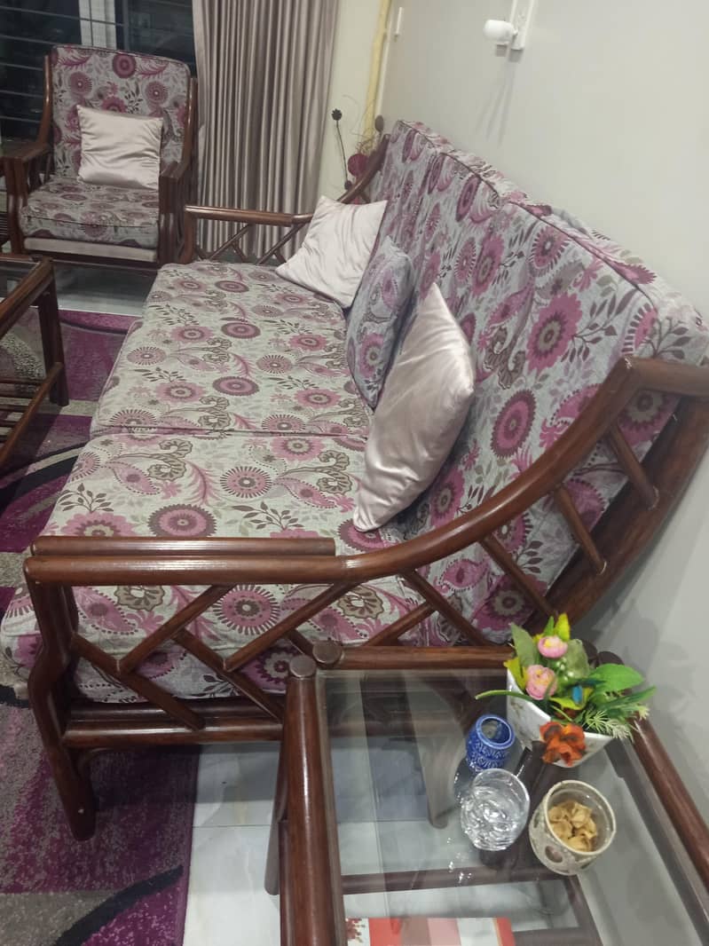 used sofa set 0