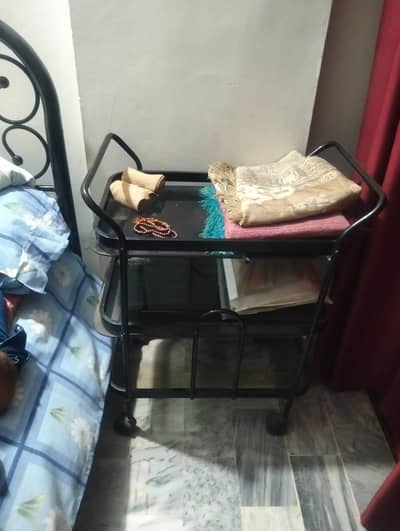 Food serving trolly for sale neat n clean in gulistan e jahuar karachi