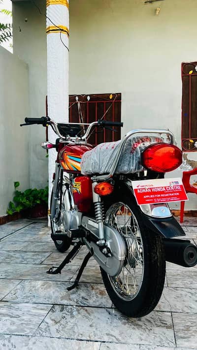 Honda CG 125 2026 Model – Red, Neat & Clean