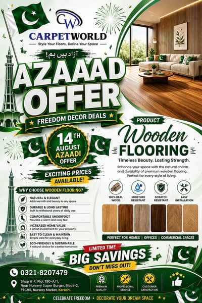 Wooden Flooring/SPC Floor/Vinyl/Wallpaper/Blinds/Laminated flooring