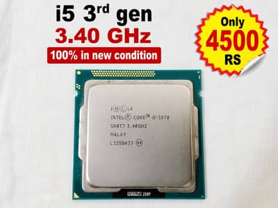 i5 3rd gen processor 3.40 GHz