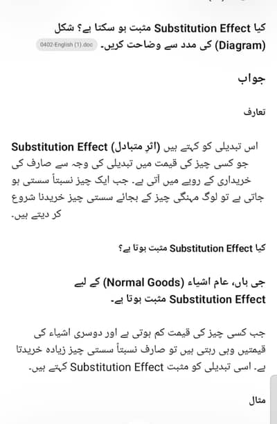 BA Urdu spring assignment