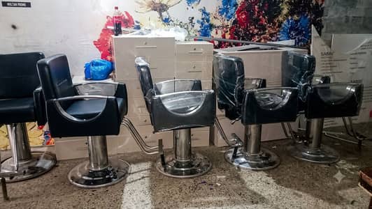 8x Parlour Salon Rotating Chairs for sale