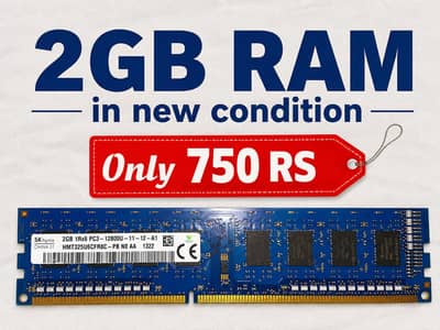 2GB RAM in new condition