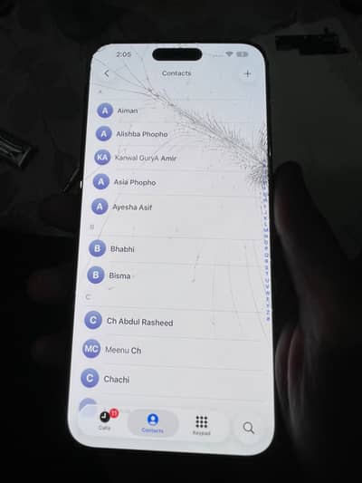 Apple iPhone 15 Pro Max broken glass lcd original