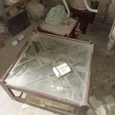 wooden drawing room tables 1+2