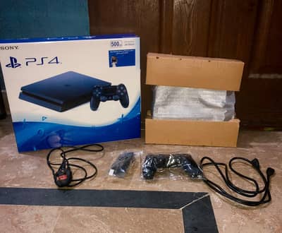 PS4 Slim 500GB Complete Boxed| GTA V Disc Included