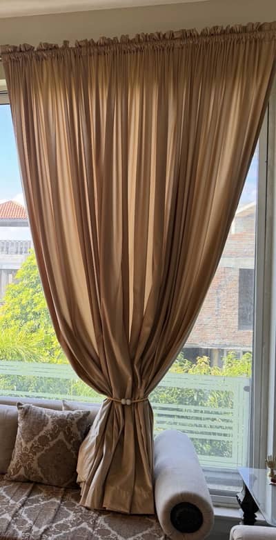 Velvet curtains