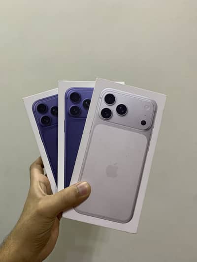 Iphone 17 pro jv 256gb,512gb non active boxpack available in all color