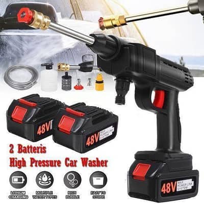 Cordless - 24V High Pressure Washer Cleaner Lithium ion Battery