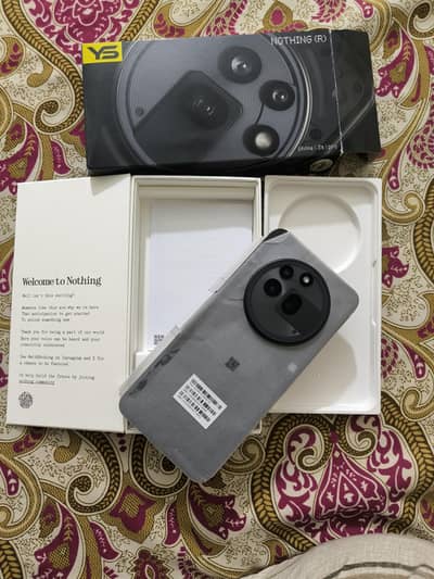 Nothing Phone 3A Pro 12 256 PTA Official Approved in Warranty