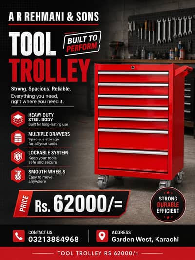 High Qulaity Tool Trolley, New Heavy Duty Trolley Avalaible
