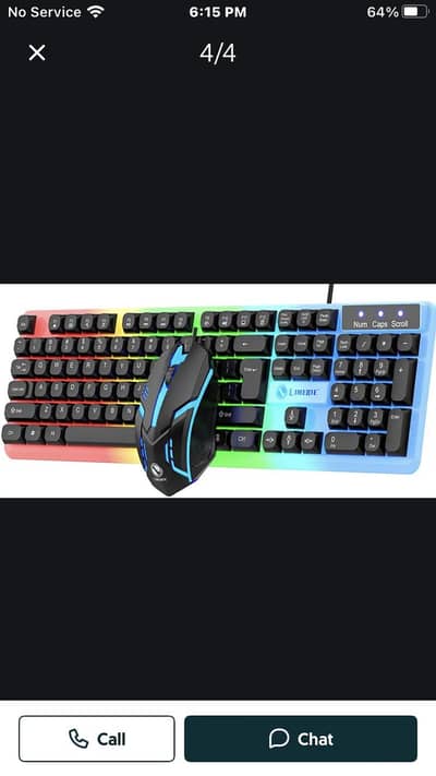 Lighting keyboard and mouse