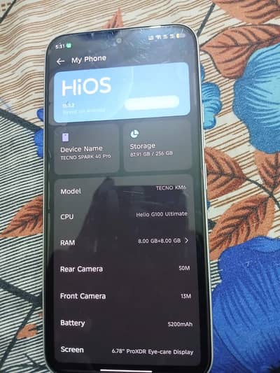 Tecno Other Model  / Tecno spark 40 pro