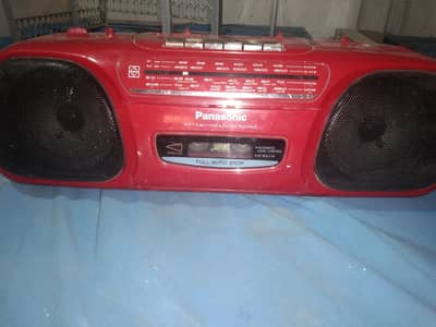 Panasonic tape recorder and radio