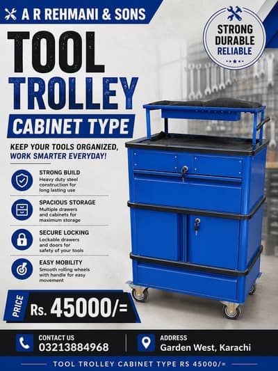 We Deal All Kinds of Tool Trolley, New Tool Trolley Cabinet Type