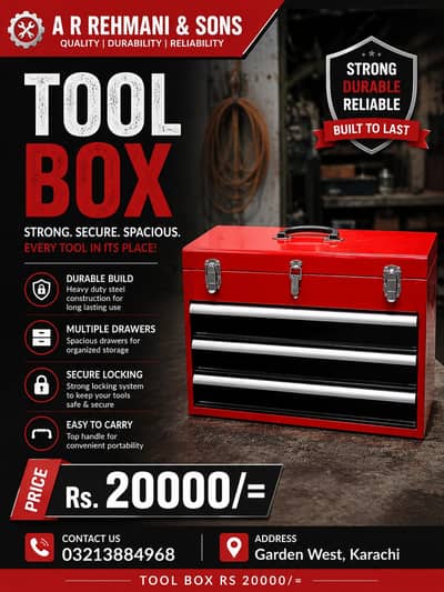 We Deal & Manufacture All Kinds Of Trolley, Heavy Duty Tool Box
