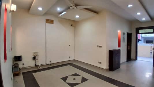 E-11 new model designer house ground portion for rent