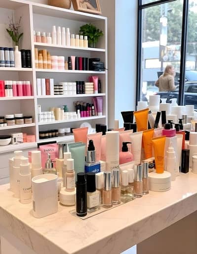 cosmetics side pr ak girl chaye Jo cosmetics ka km janti ho .