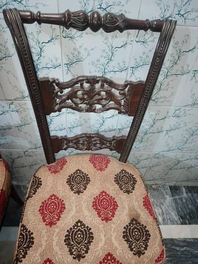 Dining table set . . . pure wooden set. . . original wooden made